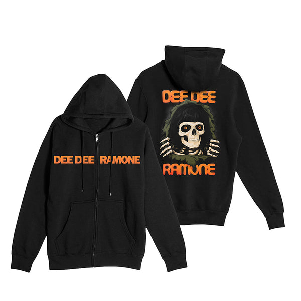 Ripping Skull Black Zip Hoodie