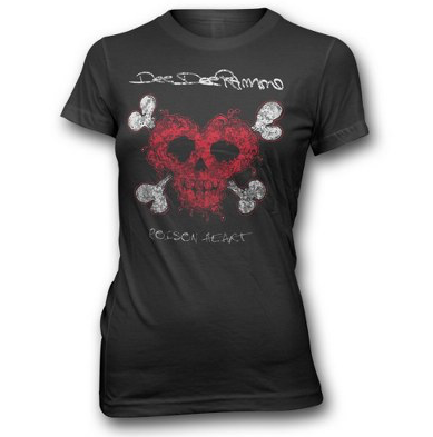 Distressed Poison Heart Girt Tee
